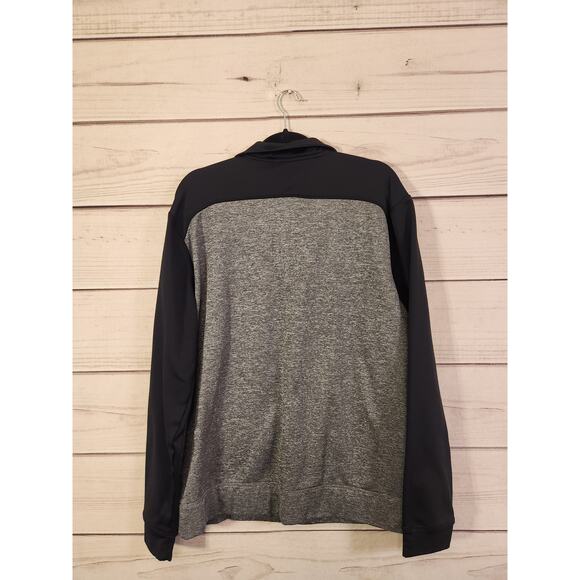 Champion Performance Mens Gray Black Half Zip Long Sleeve Sweatshirt Size Large - Picture 2 of 5